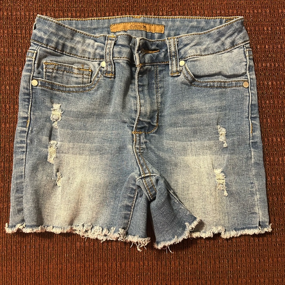Joe's Jeans Light Blue Distressed Shorts